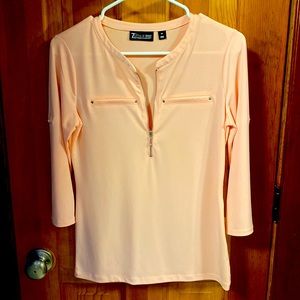 1/4 zip blouse
